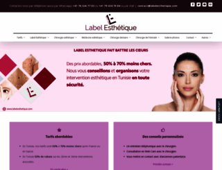labelesthetique.com screenshot
