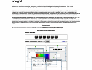 labelgrid.net screenshot
