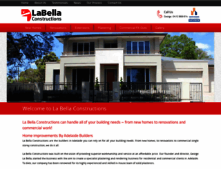 labellaconstructions.com.au screenshot