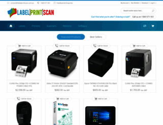 labelprintscan.com.au screenshot