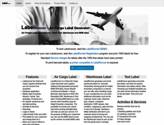 labelrunner.info screenshot