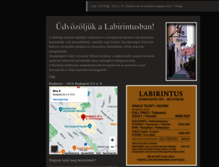 labirintus.eu screenshot