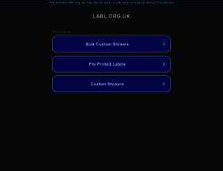 labl.org.uk screenshot