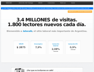 laboralis.com.ar screenshot
