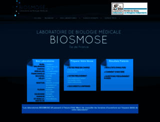laboratoire-biosmose.fr screenshot