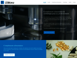 laboratoireslebeau.com screenshot