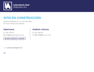 laboratorioazul.com.ar screenshot