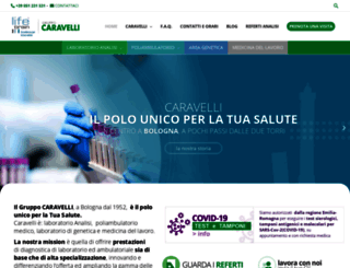 laboratoriocaravelli.it screenshot