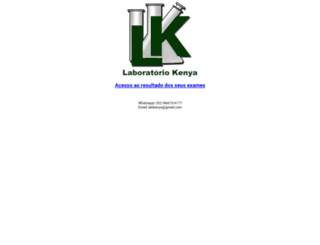 laboratoriokenya.com.br screenshot