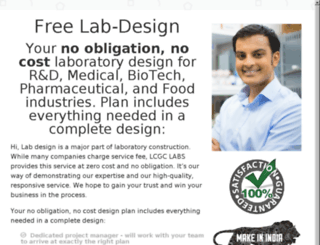 laboratorydesign.in screenshot