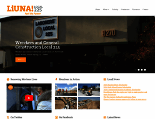 laborers225.org screenshot