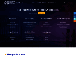 laborsta.ilo.org screenshot
