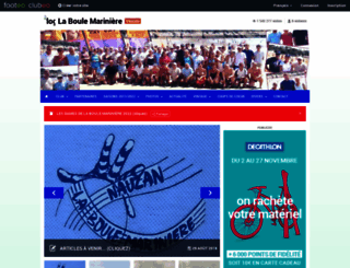 laboulemariniere.clubeo.com screenshot