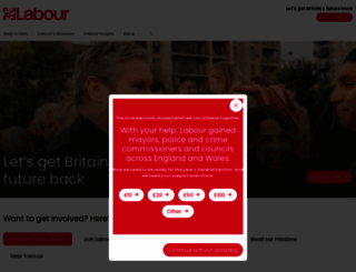 labour.org.uk screenshot
