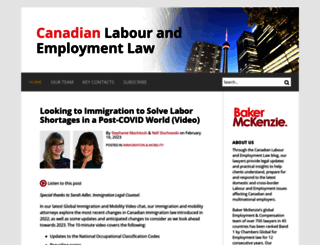 labourandemploymentlaw.com screenshot