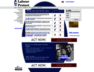 labourprotect.co.za screenshot