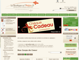 laboutiquedelanjou.fr screenshot