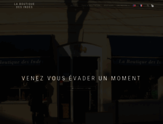 laboutiquedesindes.fr screenshot