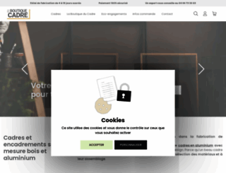 laboutiqueducadre.com screenshot