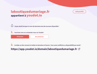 laboutiquedumariage.fr screenshot