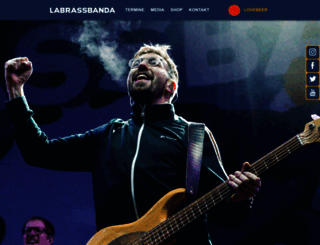labrassbanda.com screenshot