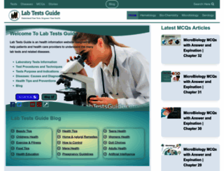 labtestsguide.com screenshot