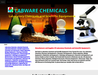 labwarechemicals.in screenshot