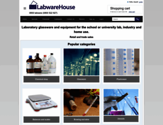 labwarehouse.co.nz screenshot
