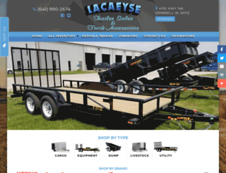 lacaeysetrailers.com screenshot
