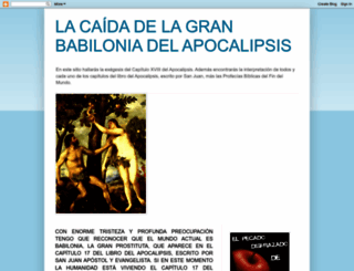 lacaidadelababiloniadelapocalipsis.blogspot.com screenshot