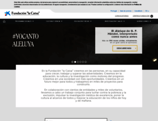 lacaixa.com screenshot