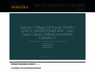 lacajadepandora.org screenshot