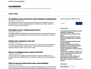 lacanticles.com screenshot