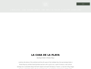 lacasadelaplaya.com screenshot