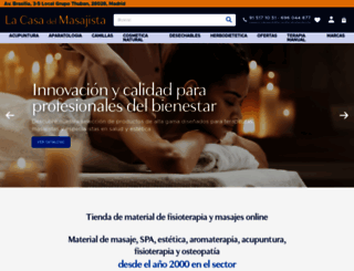 lacasadelmasajista.com screenshot