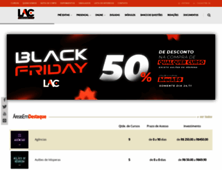 lacconcursos.com.br screenshot