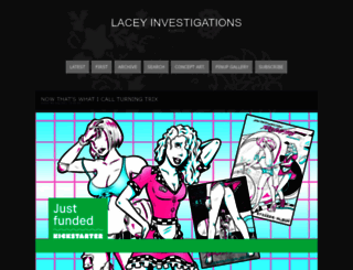 lacey-investigations.webcomic.ws screenshot