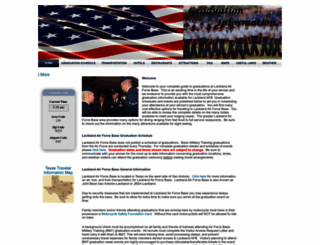 lackland-afb-graduation.com screenshot