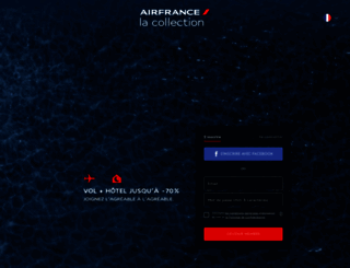 lacollection.airfrance.fr screenshot