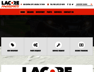 lacorepowersports.com screenshot