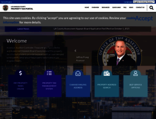 lacountypropertytax.com screenshot