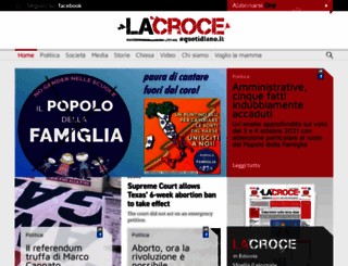 lacrocequotidiano.it screenshot