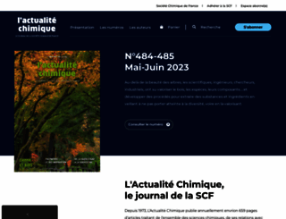 lactualitechimique.org screenshot