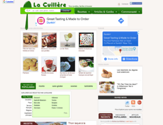 lacuillere.com screenshot