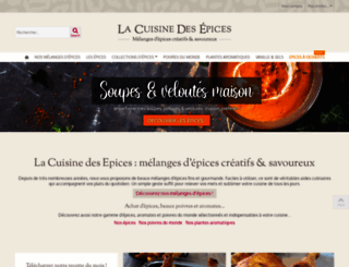 lacuisinedesepices.fr screenshot