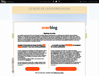lacuisinelouisa.over-blog.com screenshot