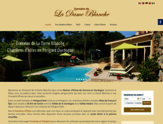 ladame-blanche.com screenshot
