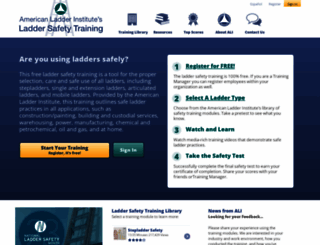 laddersafetytraining.org screenshot