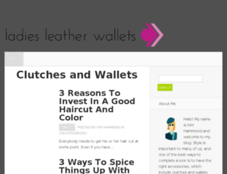 ladies-leather-wallets.com screenshot