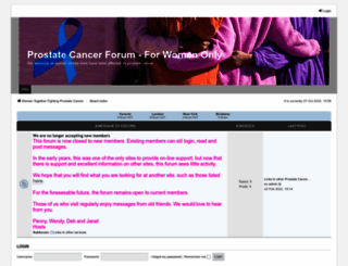 ladies-prostate-forum.org screenshot